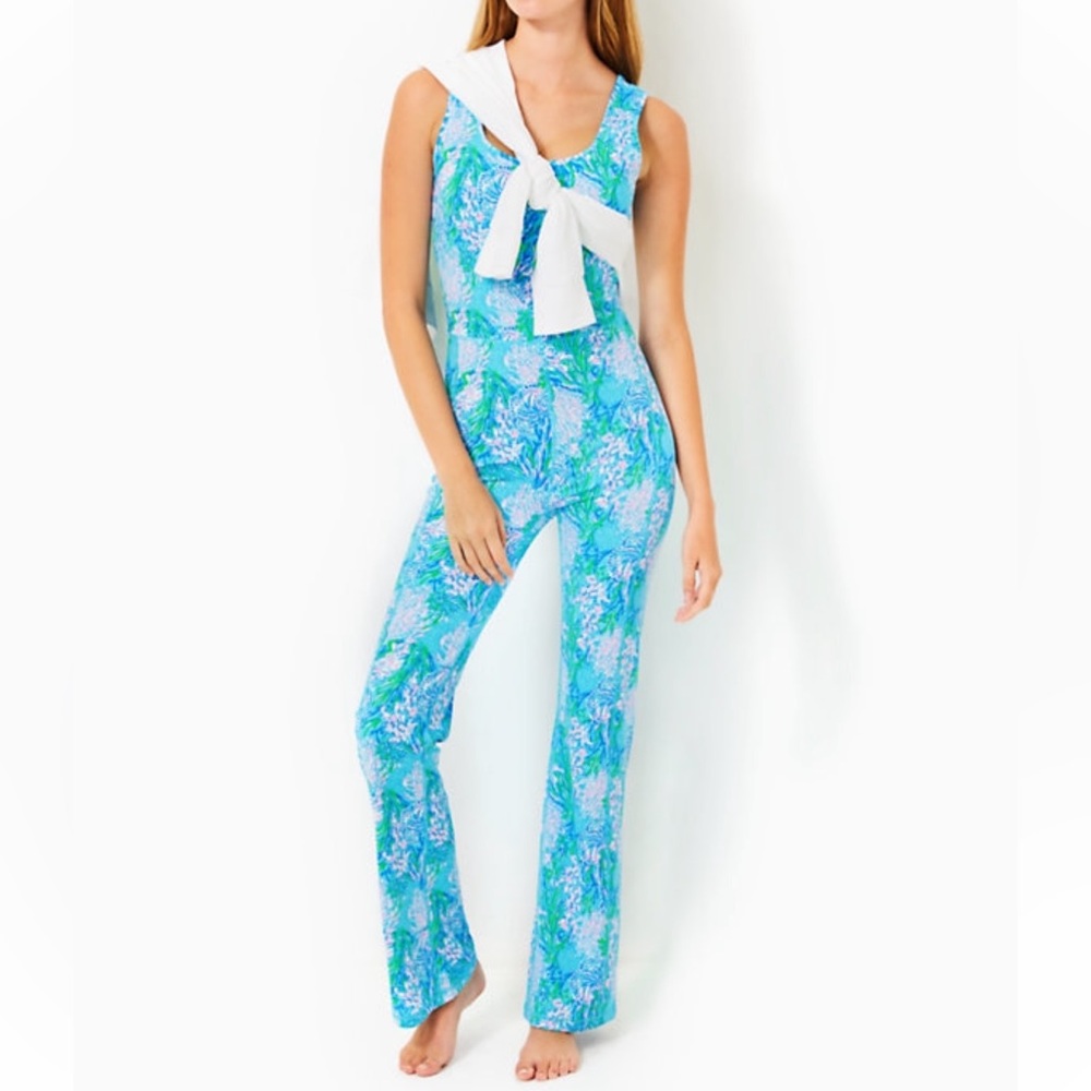 Lilly Pulitzer UPF 50+ Luxletic Carpe Vita Flare Jumpsuit
